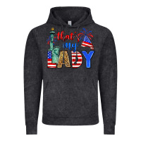 Vintage Black that's my lady 4th of july Vintage Hoodie - Zillion Design Studio