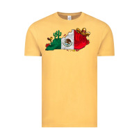 Vintage Mustard mexica kentucky Vintage Tee - CowhideDigitalArt