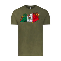Vintage Olive mexica kentucky Vintage Tee - CowhideDigitalArt