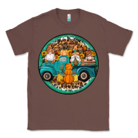 Chestnut fall gnomes round earrings 3 Classic Tee - Artiststas