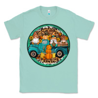 Seafoam fall gnomes round earrings 3 Classic Tee - Artiststas