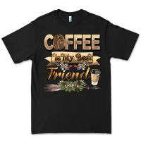 Black coffee is my best friend Premium Tee - BarkalooDesign