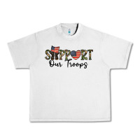 Lunar Rock support our troops Urban Heavy Tee - CowhideDigitalArt