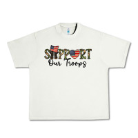 Pistachio support our troops Urban Heavy Tee - CowhideDigitalArt