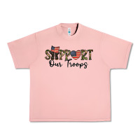 Salmon support our troops Urban Heavy Tee - CowhideDigitalArt