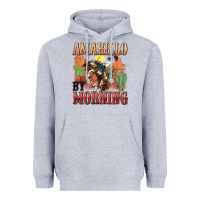 Heather Grey amarillo by morning Heavyweight Hoodie - MaliasSmallBusiness