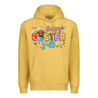 Antique Gold happy easter yall Premium Hoodie - Artiststas
