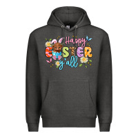 Charcoal Heather happy easter yall Premium Hoodie - Artiststas