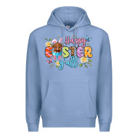 Colony Blue happy easter yall Premium Hoodie - Artiststas