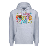 Heather Grey happy easter yall Premium Hoodie - Artiststas