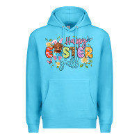 Ocean Blue happy easter yall Premium Hoodie - Artiststas