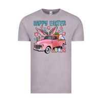 Vintage Zinc Happy Easter truck Vintage Tee - OliviaCreatesArt