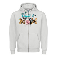 Western Show Mom Holstein Zipper Hoodie | Teevron