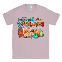 Lilac just a girl who loves fall Classic Tee - AdoDesignShop