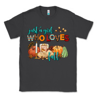 Smoke just a girl who loves fall Classic Tee - AdoDesignShop