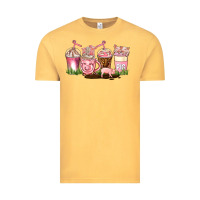 Vintage Mustard pig coffee cups Vintage Tee - AdoDesignShop