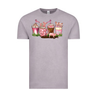 Vintage Zinc pig coffee cups Vintage Tee - AdoDesignShop