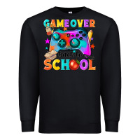 Black game over back to school Premium Sweatshirt - NancyCooperArtShop