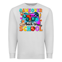 Dove Grey game over back to school Premium Sweatshirt - NancyCooperArtShop
