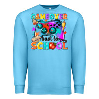 Ocean Blue game over back to school Premium Sweatshirt - NancyCooperArtShop