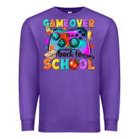 Purple game over back to school Premium Sweatshirt - NancyCooperArtShop