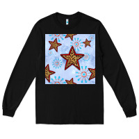 Black 4th of july leopard star seamless pattern Long Sleeve Tee - BundleAndBundleShop