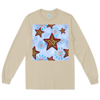 Mushroom 4th of july leopard star seamless pattern Long Sleeve Tee - BundleAndBundleShop