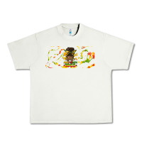 Pistachio juneteenth afro messy bun libbey glass Urban Heavy Tee - HRA Design Shop