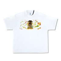 White juneteenth afro messy bun libbey glass Urban Heavy Tee - HRA Design Shop