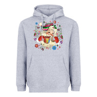 Heather Grey mexican christmas santa Heavyweight Hoodie - MaliasSmallBusiness