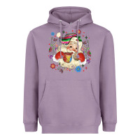 Lavender mexican christmas santa Heavyweight Hoodie - MaliasSmallBusiness