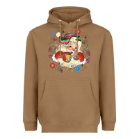 Toasted Coconut mexican christmas santa Heavyweight Hoodie - MaliasSmallBusiness