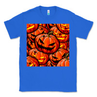 True Royal halloween pumpkin seamless pattern Classic Tee - BundleAndBundleShop