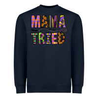 Navy Mama Tried Heavyweight Sweatshirt - CowhideDigitalArt