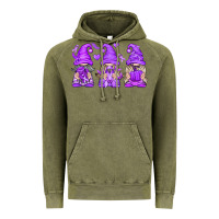 Vintage Olive Domestic Violence Warrior Gnomes Vintage Hoodie - texasbilliewilder
