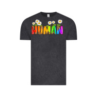 Vintage Black human Vintage Tee - HRA Design Shop