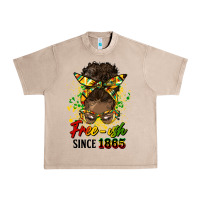 French Oak free ish since 1865 afro messy bun Urban Heavy Tee - HRA Design Shop