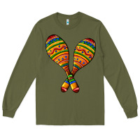 Army Green mexican maracas Long Sleeve Tee - AdoDesignShop