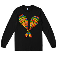 Black mexican maracas Long Sleeve Tee - AdoDesignShop