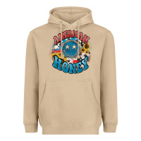 Mushroom American honey smiley Heavyweight Hoodie - NancyCooperArtShop