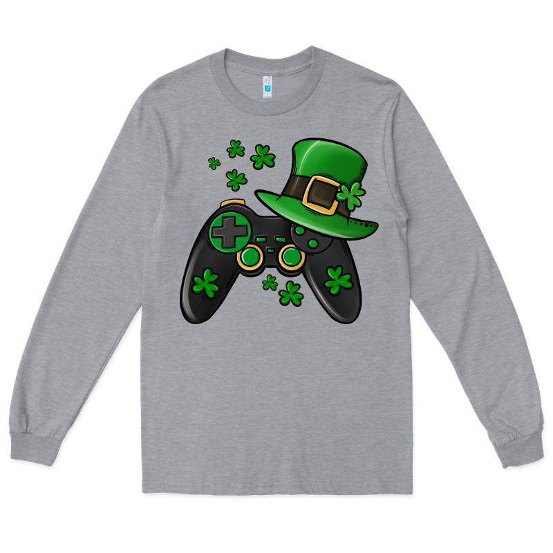 St Patricks Day Gamer Long Sleeve Tee by Jasminsmagicworld | Teevron