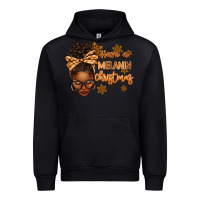 Black Have a melanin Christmas afro woman Urban Hoodie - texasbilliewilder