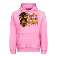 Fuchsia Pink Have a melanin Christmas afro woman Urban Hoodie - texasbilliewilder
