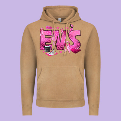 Environmental Services Breast Cancer Vintage Hoodie Designed By Texasbilliewilder