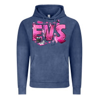 Vintage Denim Environmental Services Breast Cancer Vintage Hoodie - texasbilliewilder