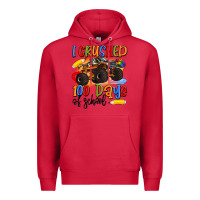 Cardinal i crushed 100 days of school Premium Hoodie - Artiststas