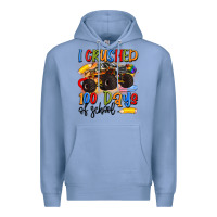 Colony Blue i crushed 100 days of school Premium Hoodie - Artiststas