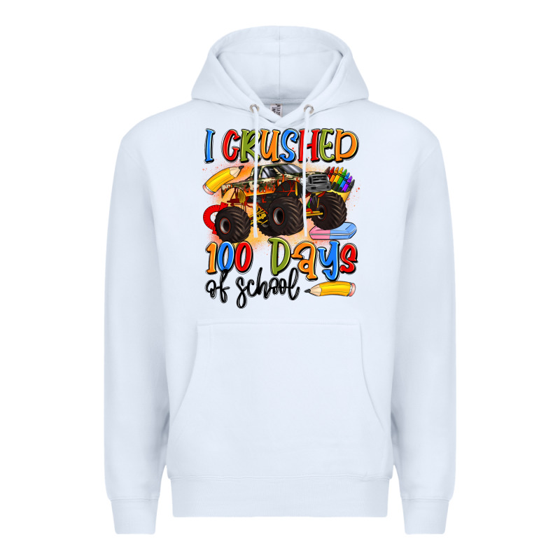 I Crushed 100 Days Of School Premium Hoodie by Artiststas | Teevron