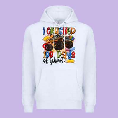I Crushed 100 Days Of School Premium Hoodie Designed By Artiststas