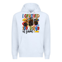White i crushed 100 days of school Premium Hoodie - Artiststas